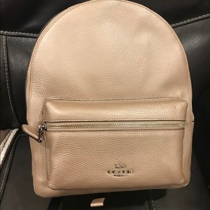 Coach Leather Backpack